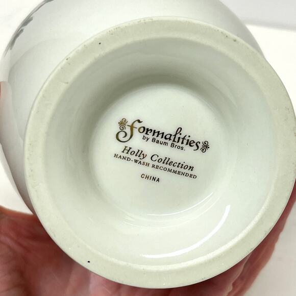 Baum Bros Formalities Holly Collection Serving Dip Bowl - Picture 4 of 7